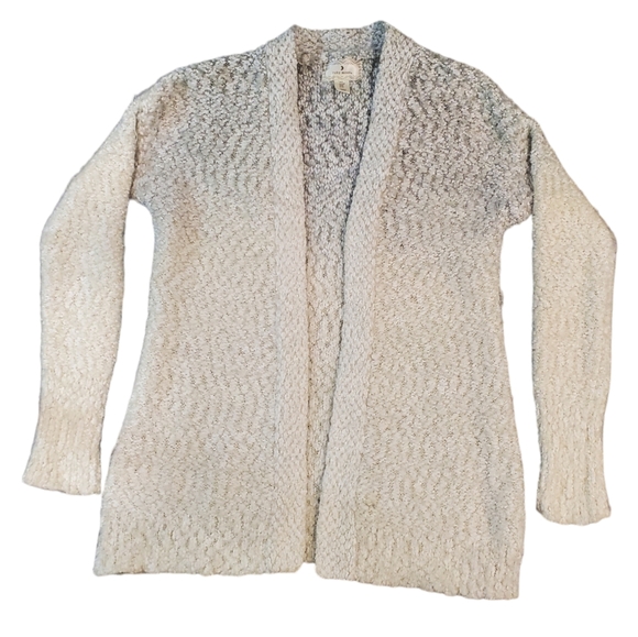 Ruby Moon Cardigan Womens Size Small Ombre Metallic Fuzzy Knit Long Sweater - Picture 9 of 9